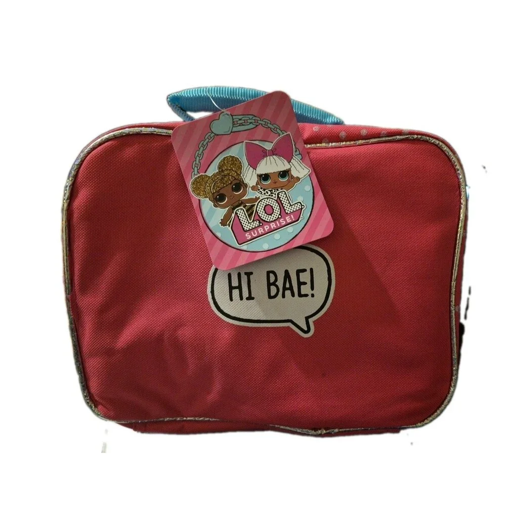 LOL Surprise Girls Lunchbox Pink Lunch Bag New